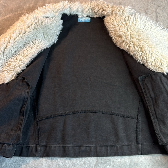 🎯NWOT Show Me Your Mumu Karson Denim Jacket Black Size XS - Picture 14 of 16